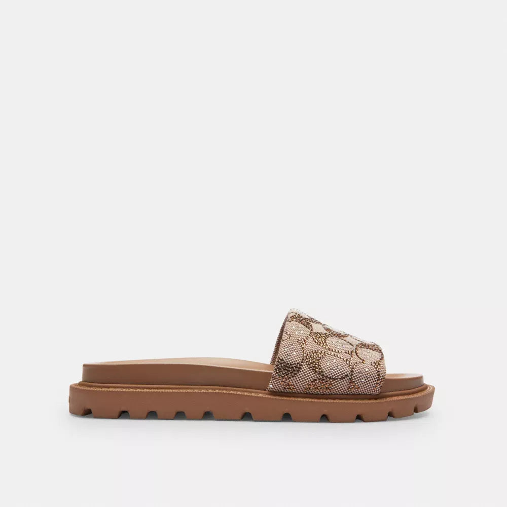 C | Crystal Jacquard Mule